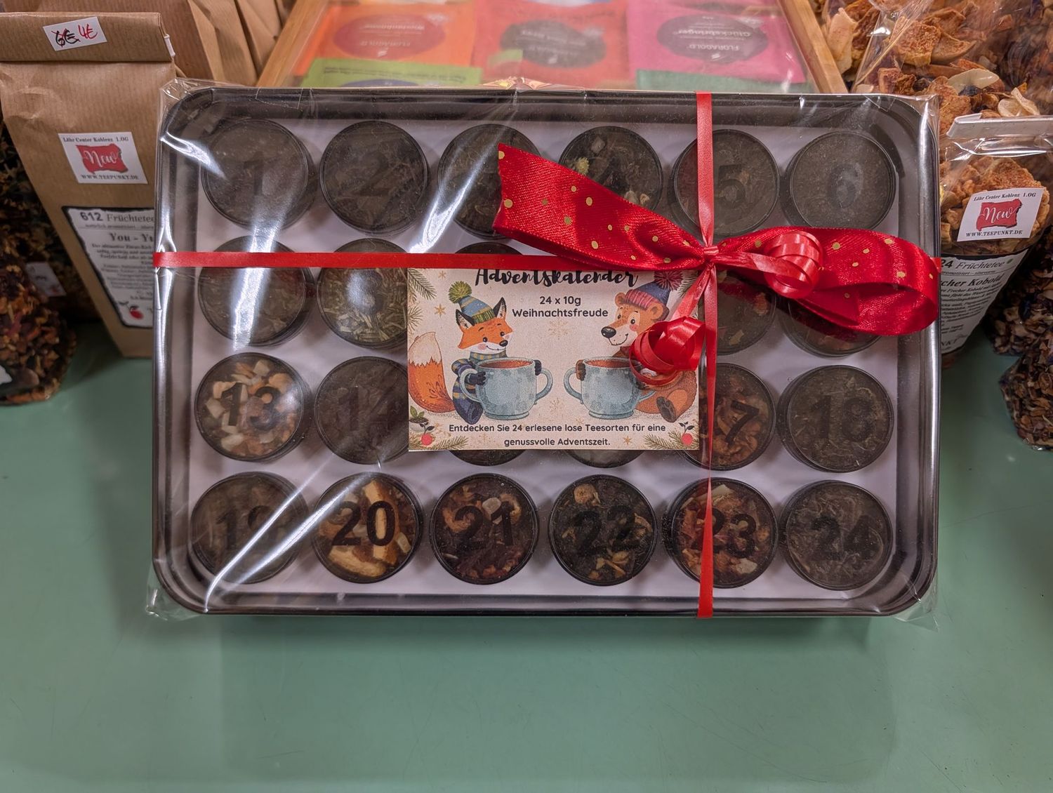 Adventskalender Mini-Dosen