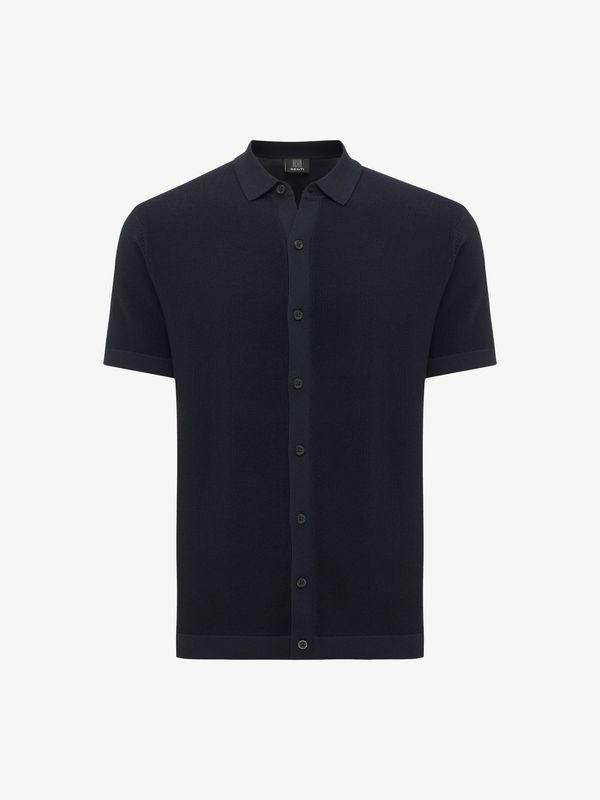 Genti shirt korte mouw - Dark navy Genti shirt korte mouw - Dark navy