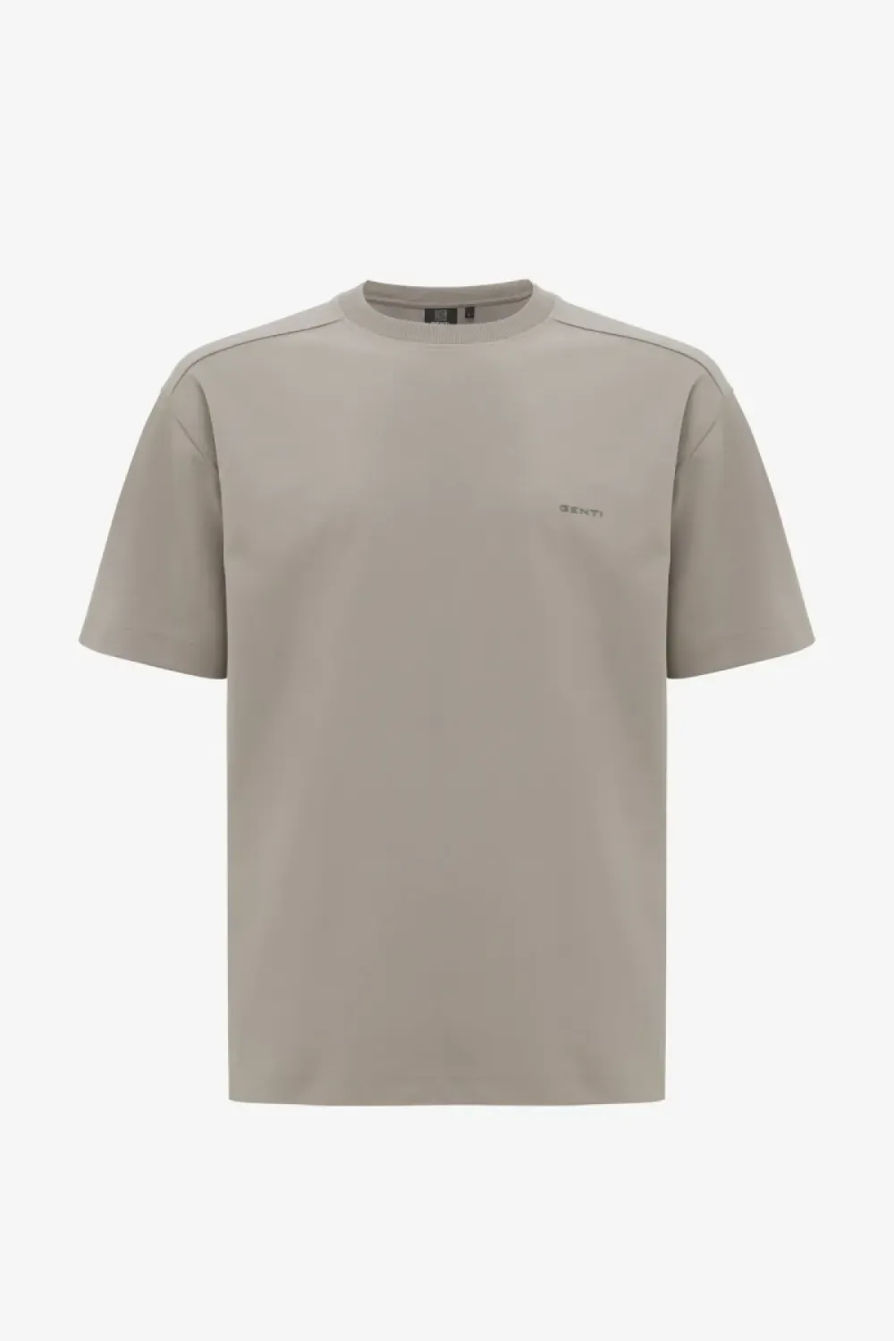 Genti relaxed fit t-shirt - Bruin Genti relaxed fit t-shirt - Bruin