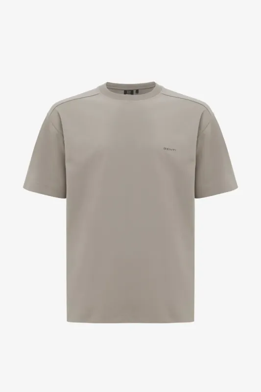 Genti relaxed fit t-shirt - Bruin Genti relaxed fit t-shirt - Bruin