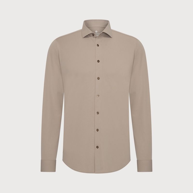 Blue Industry travel shirt - Taupe Blue Industry travel shirt - Taupe