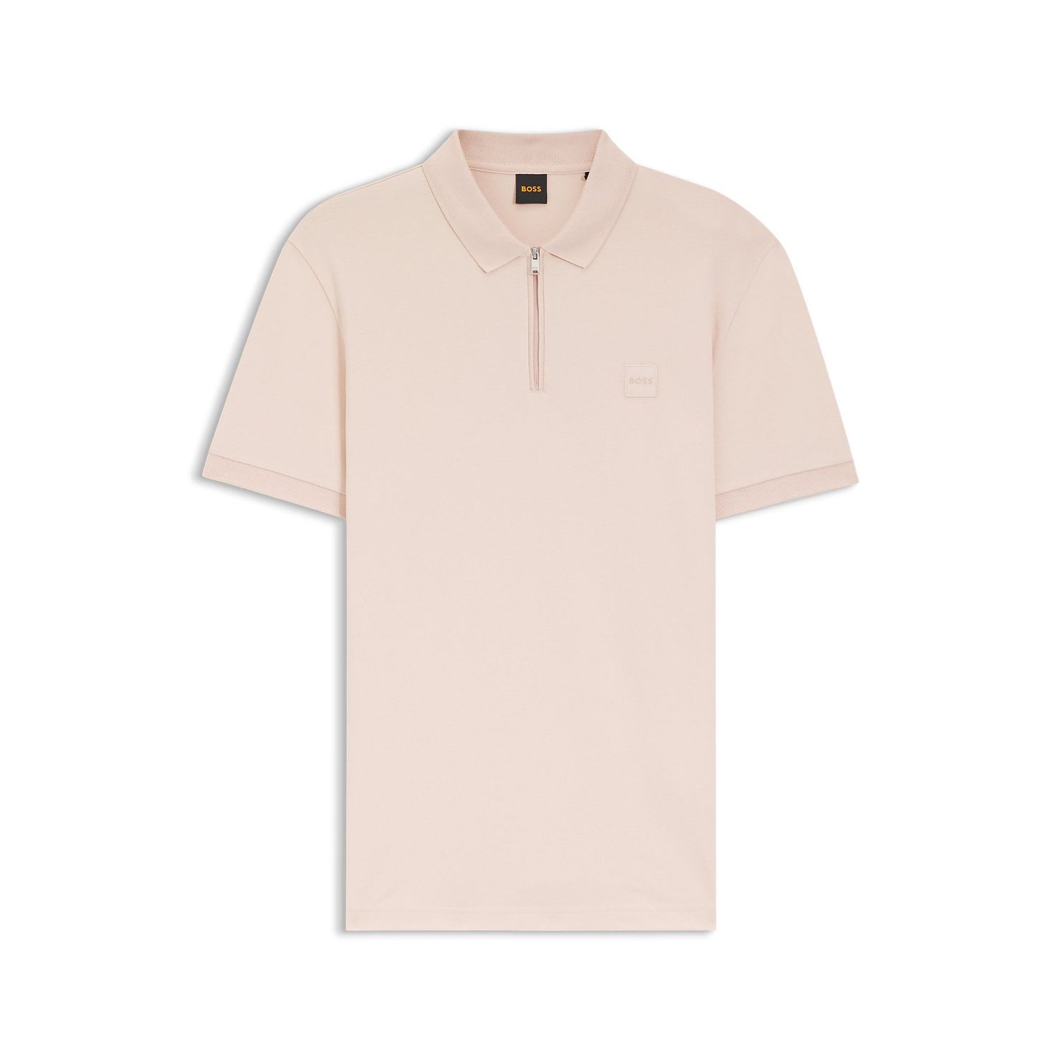 Hugo Boss polo met rits - Roze