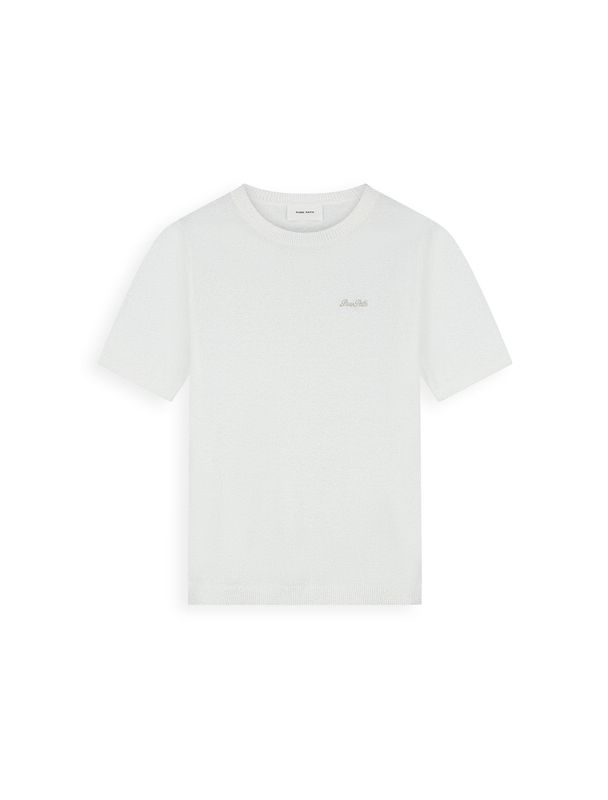 Pure Path bouclé T-shirt - Wit Pure Path bouclé T-shirt - Wit