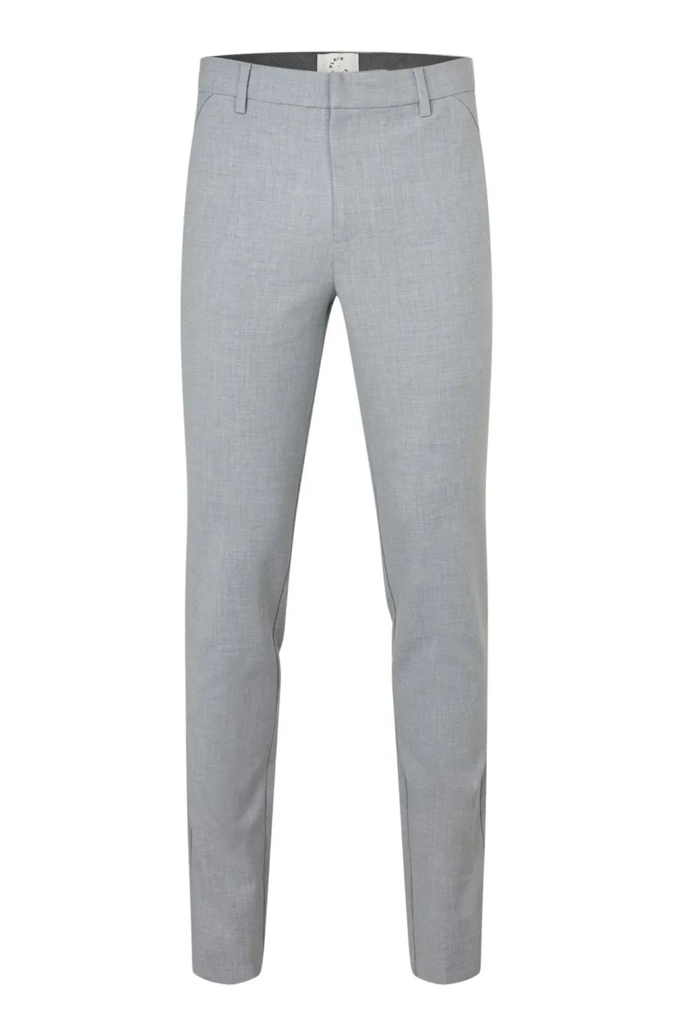Plain chino - Steel grey melange Plain chino - Steel grey melange