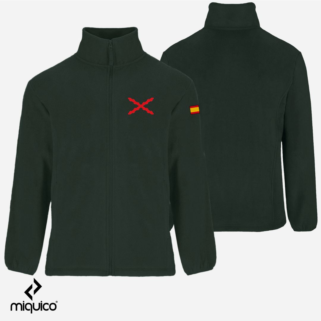 Polar bordado Tercios Borgoña