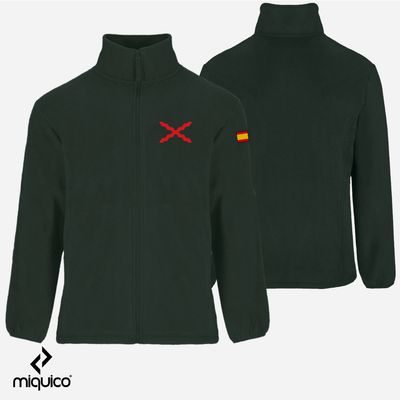 Polar bordado Tercios Borgoña