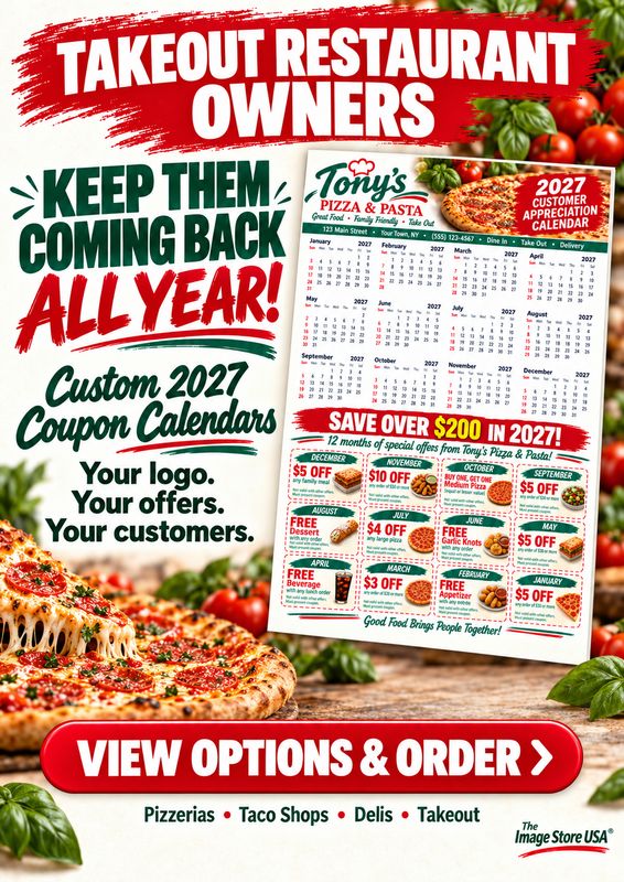 2027 Customer Appreciation Coupon Calendars