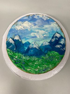 Landscape Painting Cookie Cake Class