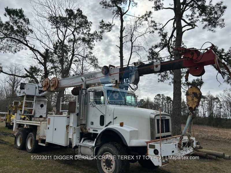 DIGGER DERRICK CRANE TEREX 17 TON DIGGER DERRICK CRANE TEREX 17 TON