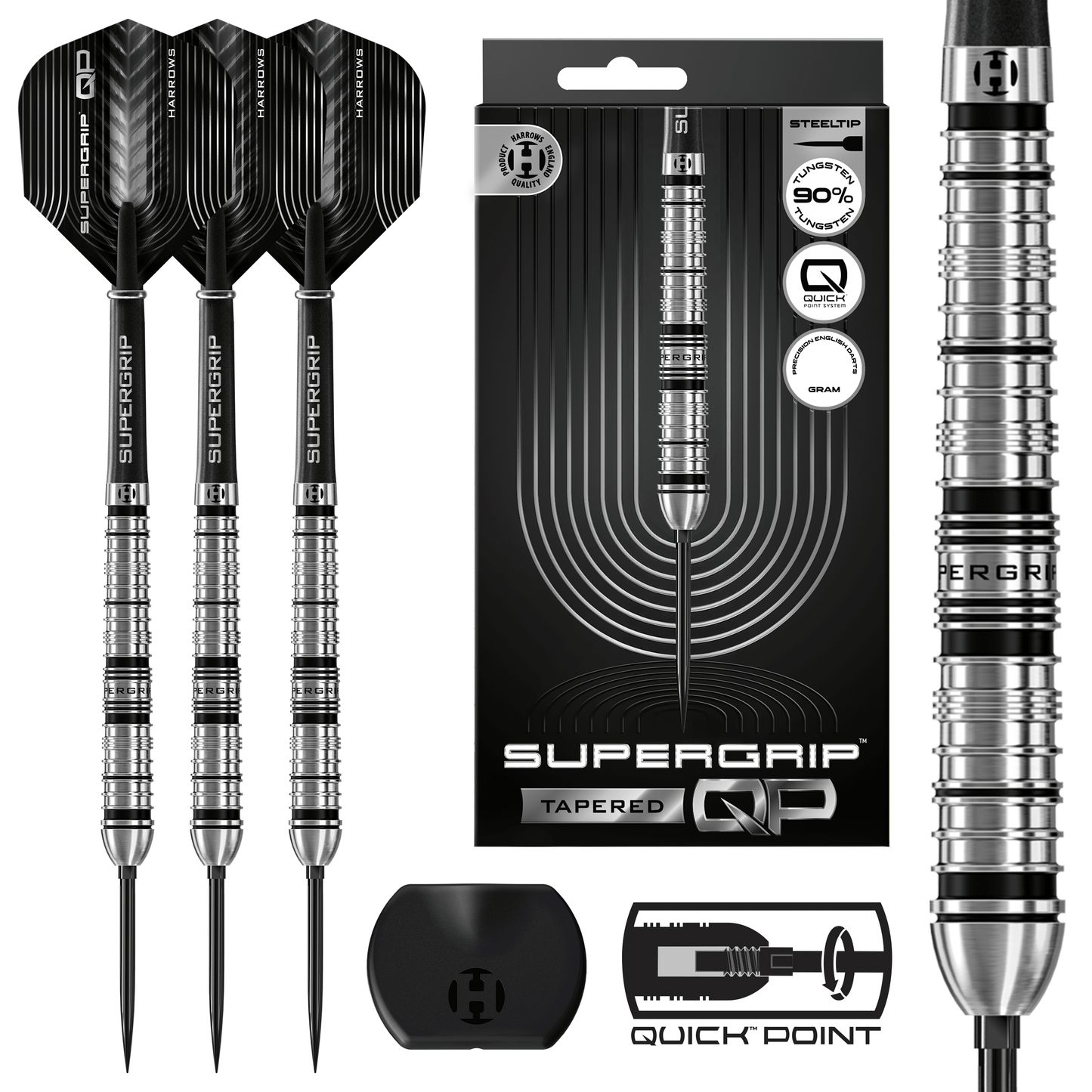 Harrows Supergrip QP 90% Tungsten Darts