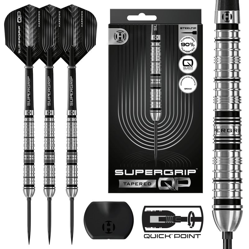 Harrows Supergrip QP 90% Tungsten Darts Harrows Supergrip QP 90% Tungsten Darts