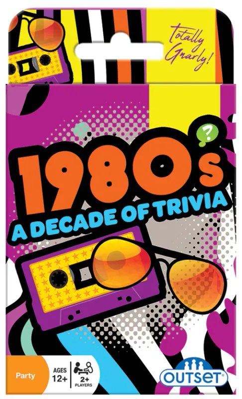 1980s – A Decade of Trivia Card Game