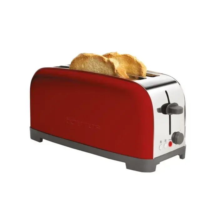 Grille pain 2 fentes vintage red TAURUS
