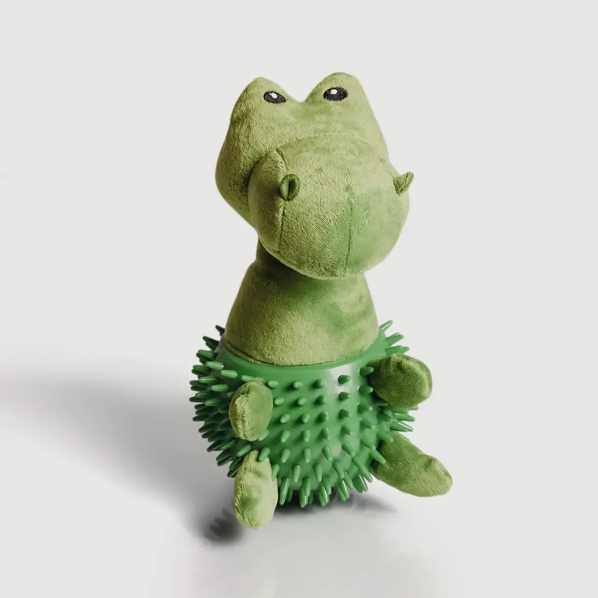DNE ne&amp;no® Dog Toy Dino - with Squeaker and Nubs