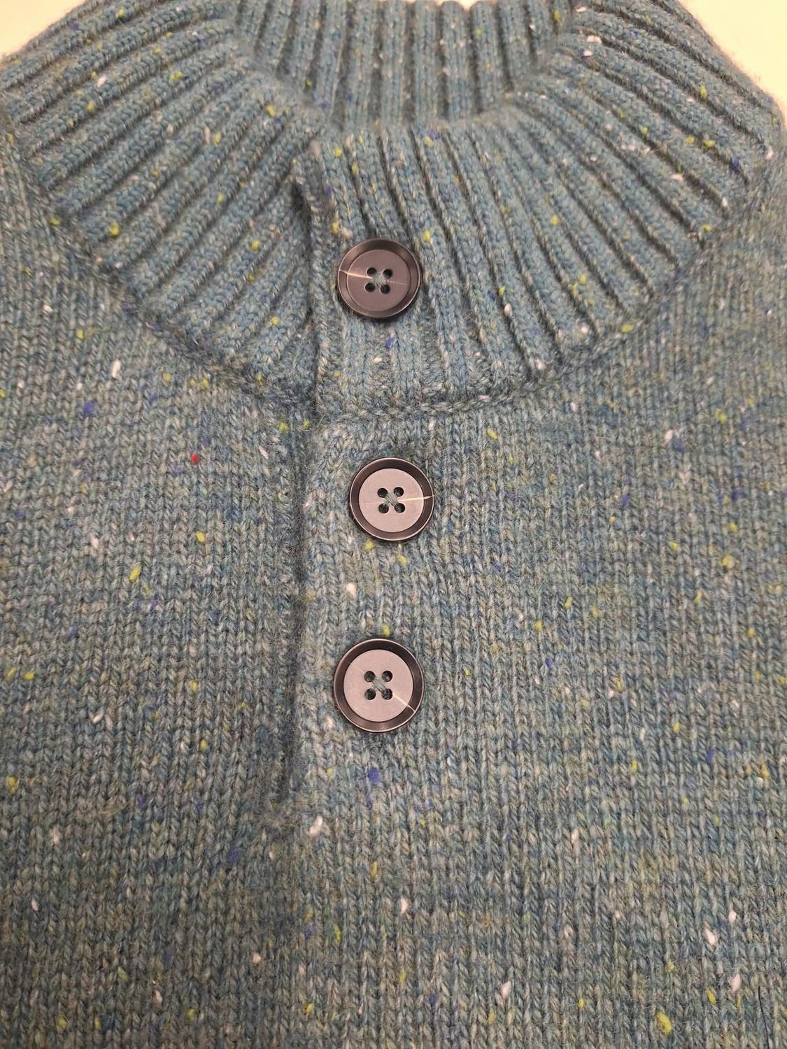 Pull Cambridge bouton épais