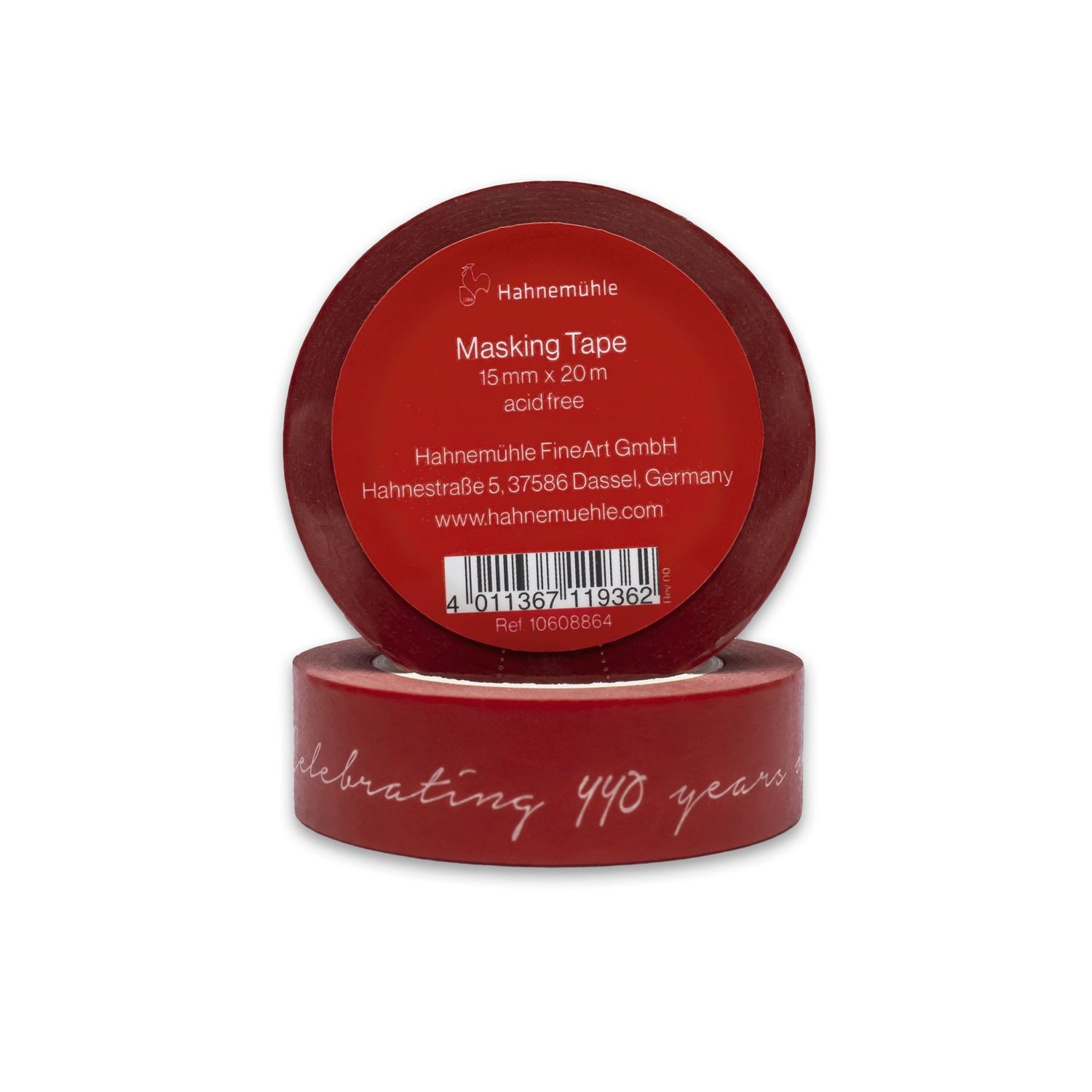 HAHNEMÜHLE MASKING TAPE ROJO 15 mm x 20 m