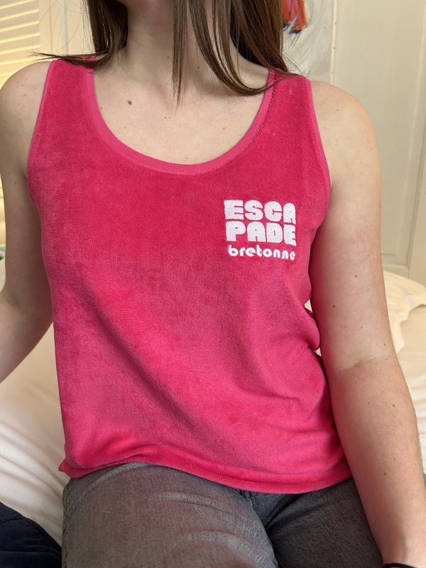 DÉBARDEUR FEMME ÉPONGE  "ESCAPADE BRETONNE"