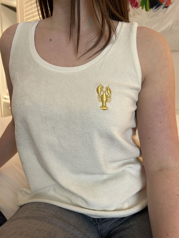 DÉBARDEUR FEMME ÉPONGE  "HOMARD"