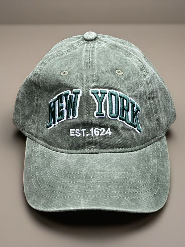 New York cap - Grey green