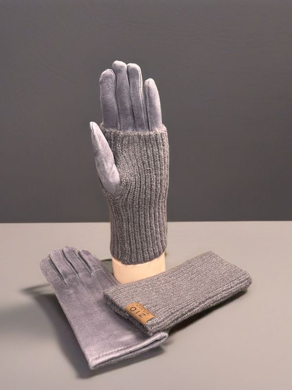 Gloves Linda - Dark grey
