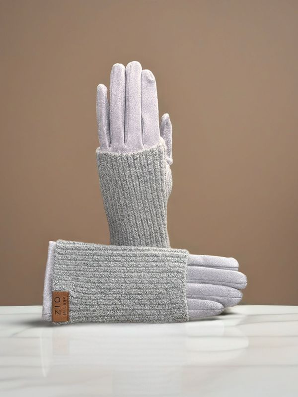 Gloves Linda - Light grey