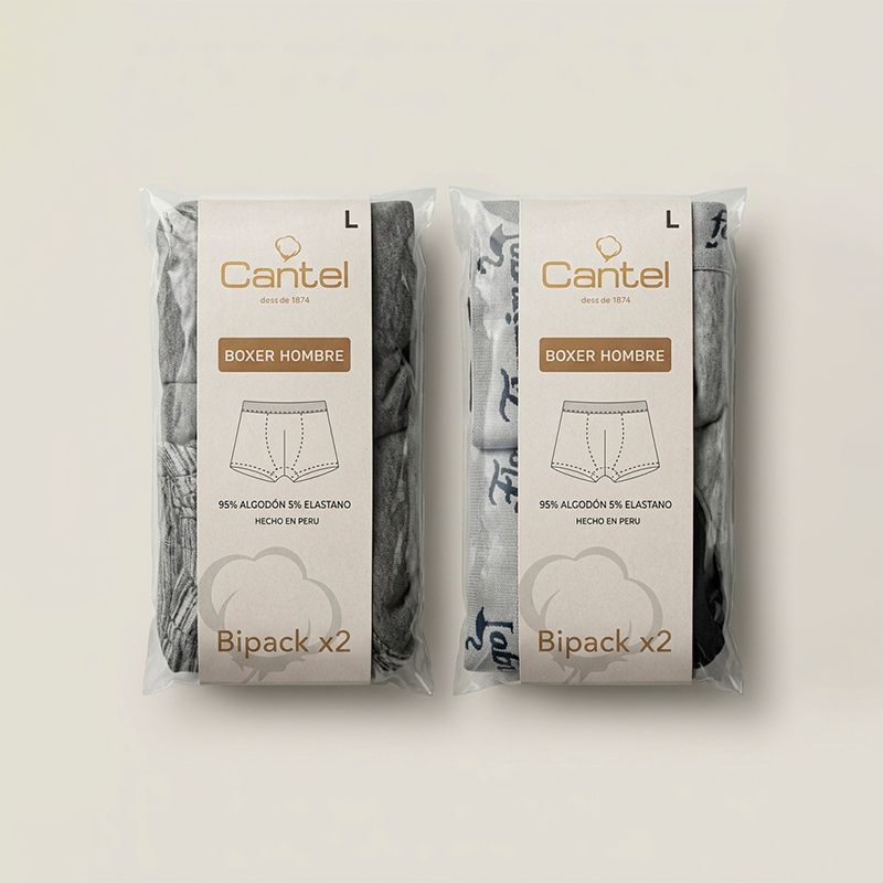 Set de 2 boxer caballero