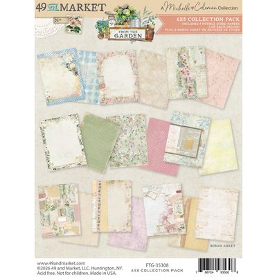 49 &amp; Market - From The Garden Collection - 6" x 8" Collection Pack - FTG35308 - 27 sheets