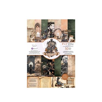 Prima Marketing - 3 Girls Tales - Made From Magic Collection - Journaling Notecards - 6" X 8" - 684822 - 16 Sheets