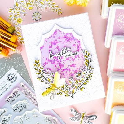 PinkFresh Studio - The Simple Things Collection - Heirloom Nested Frames - 330926 - 8 pcs