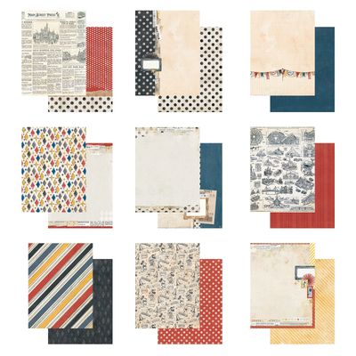 49 &amp; Market - A Michelle Coleman Collection - Mouse &amp; Co - 6" x 8" - Paper Pack - MMO37531 - 27 sheets