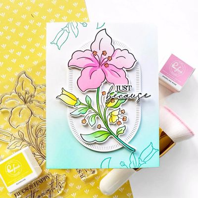 PinkFresh Studio - The Simple Things Collection - Essentials Die - Blanket Stitched Nested Elongated Ovals - PF173ES - 7 pcs