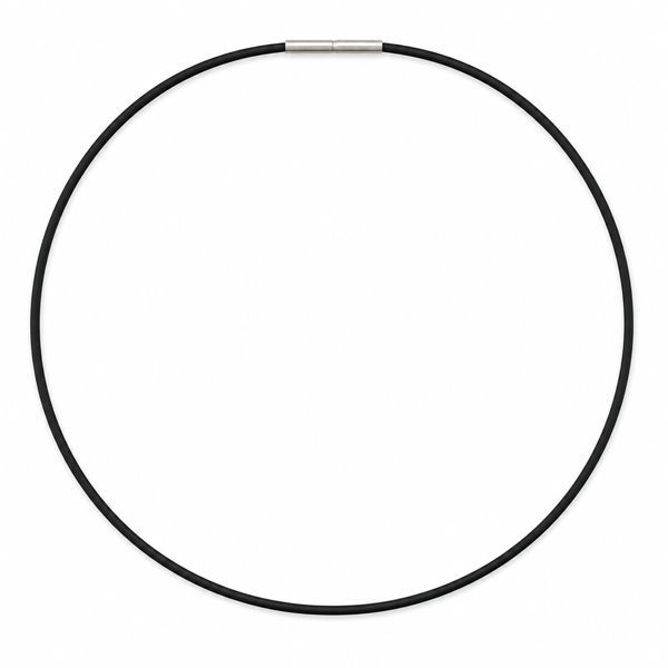 Silikonband (2 mm) Edelstahlseil Silikonband (2 mm) Edelstahlseil