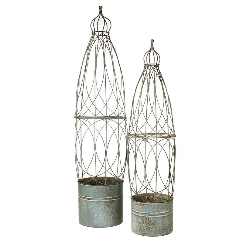 Metal Cage Pot Holder (Individually priced)