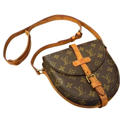 Louis Vuitton Monogram Canvas and Vachetta Leather Chantilly Crossbody Bag