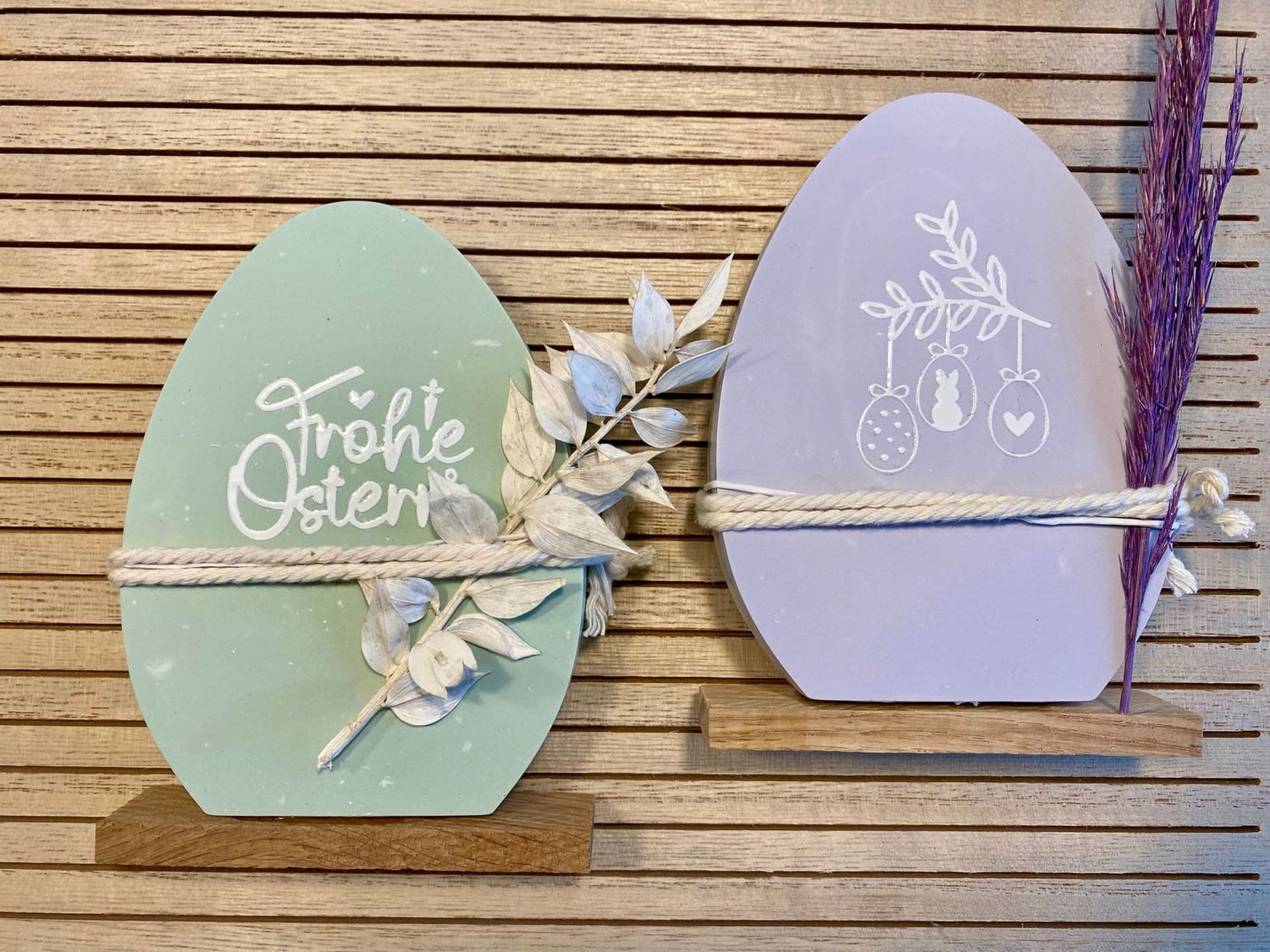 Buntes Osterei verschiedene Größen