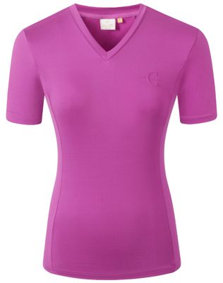 Tee shirt  en V light berry - Covalliero