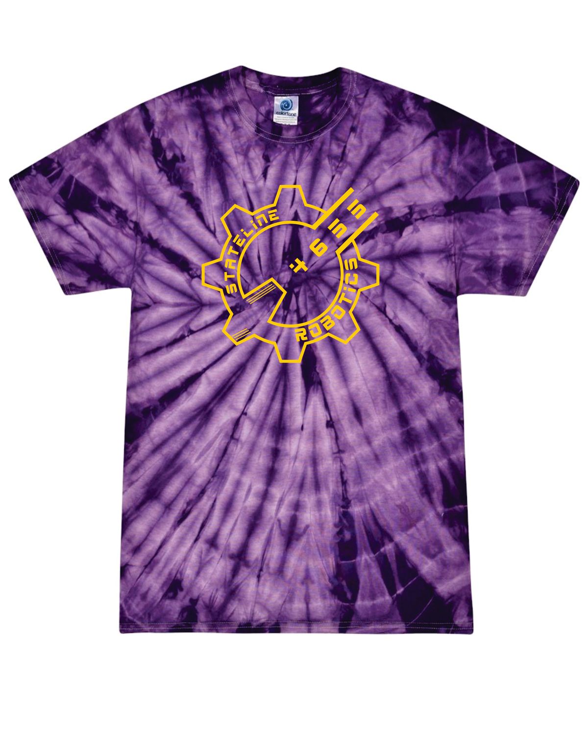 Stateline Robotics Tie Dye T-shirt, Heather Purple