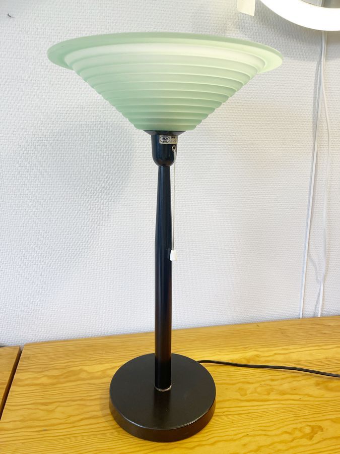 Lampe postmoderne années 80 – verre opalin