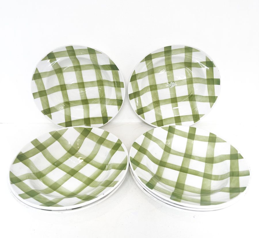 Lot de 7 assiettes creuses Moulin des Loups Orchies
