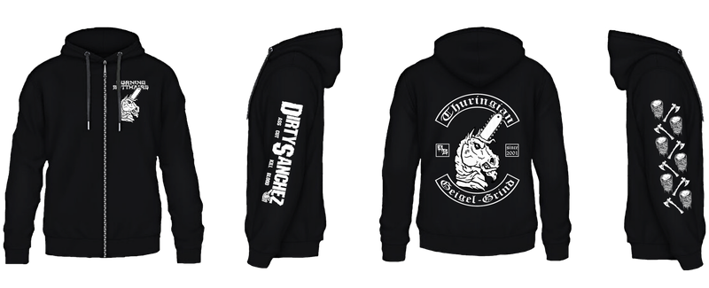 Burning Butthairs Sweatjacke Burning Butthairs Sweatjacke