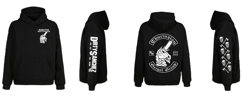 Burning Butthairs Hoodie / Sweatshirt Burning Butthairs Hoodie / Sweatshirt