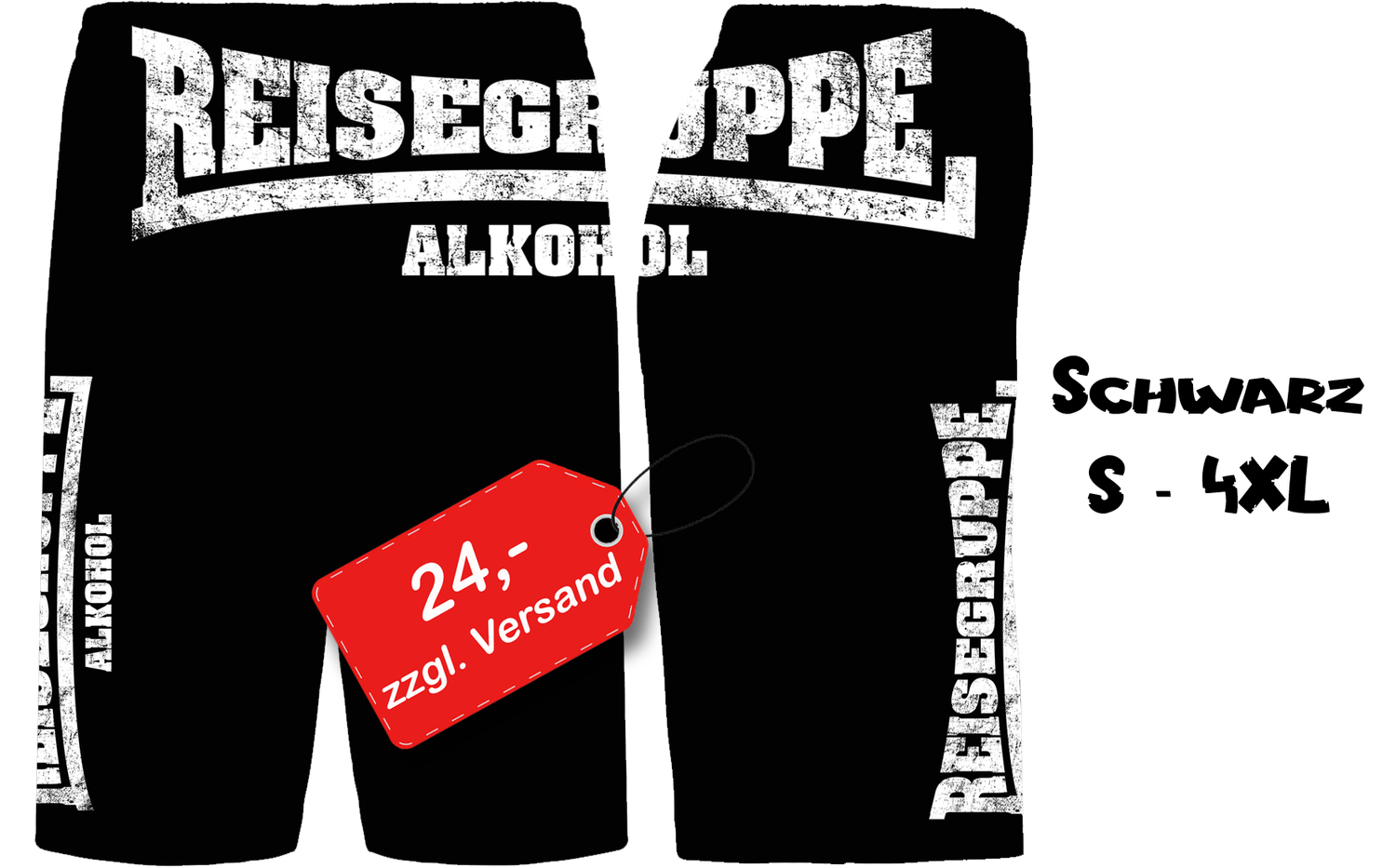 kurze Hose - Reisegruppe - Farbe schwarz kurze Hose - Reisegruppe - Farbe schwarz
