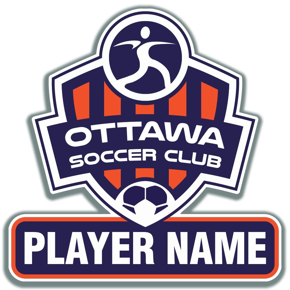 Soccer Club Logo with Player Name