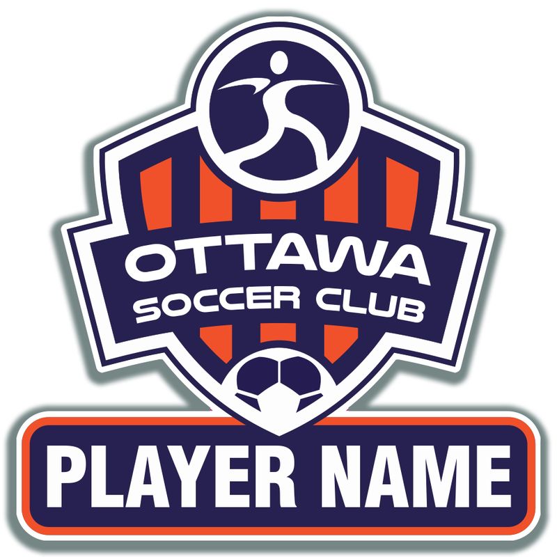 Soccer Club Logo with Player Name