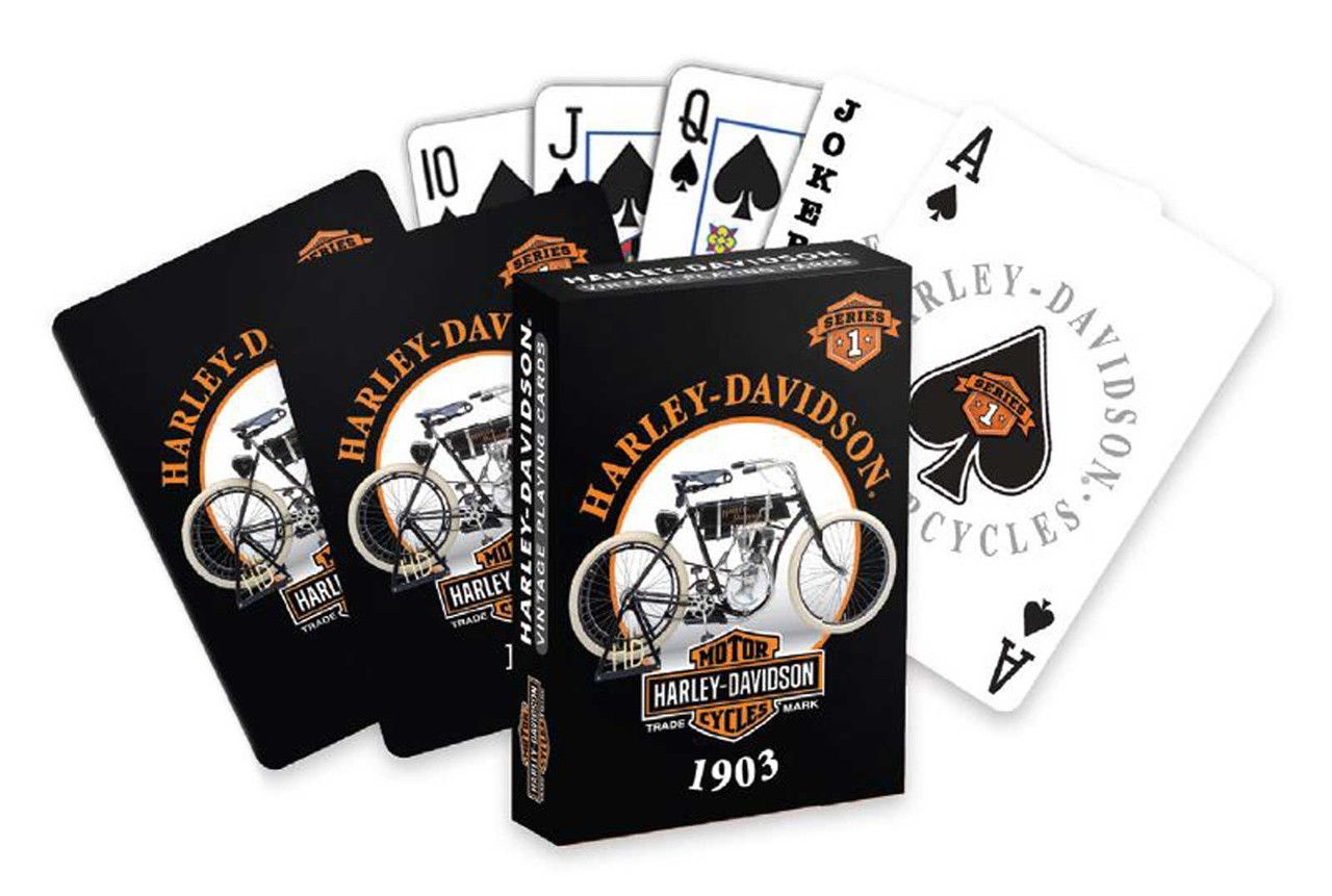 Vintage H-D Collection Plastic Playing Cards