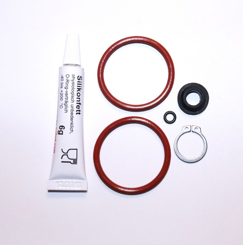 Krups EA 68 69 80 81 82 90 Rowenta ES 68 ES 69 Dichtungssatz O-Ring Formdichtung Stößel Fett 6g Tube +Sicherungsring