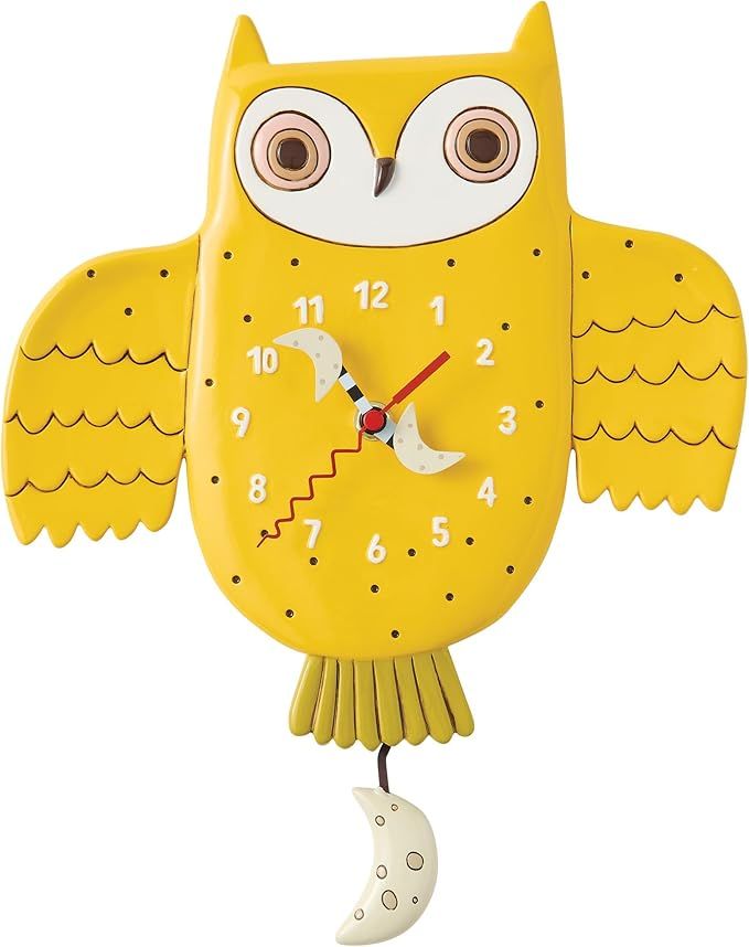 Orologio con pendolo Gugo - Golden Hoot Clock - Allen Design