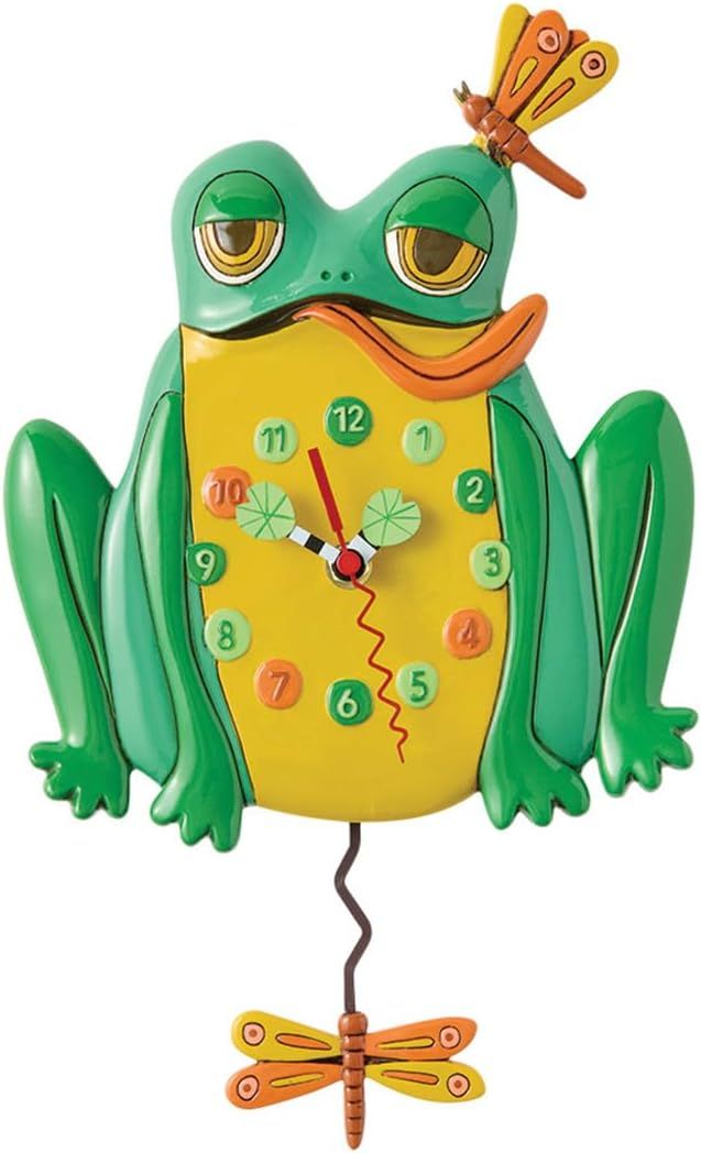 Orologio con pendolo Rospo - Hop to It Wall Clock - Allen Design