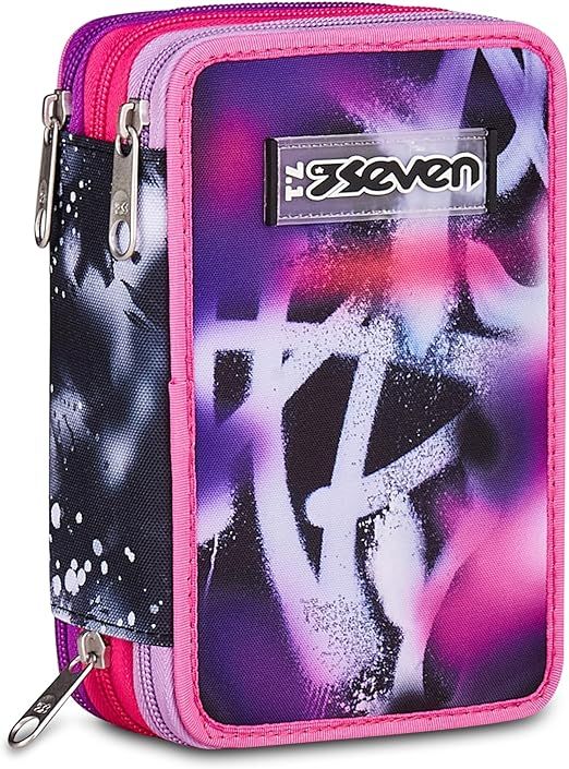 Seven Astuccio Scuola 3 zip BUZZY NOTE GIRL