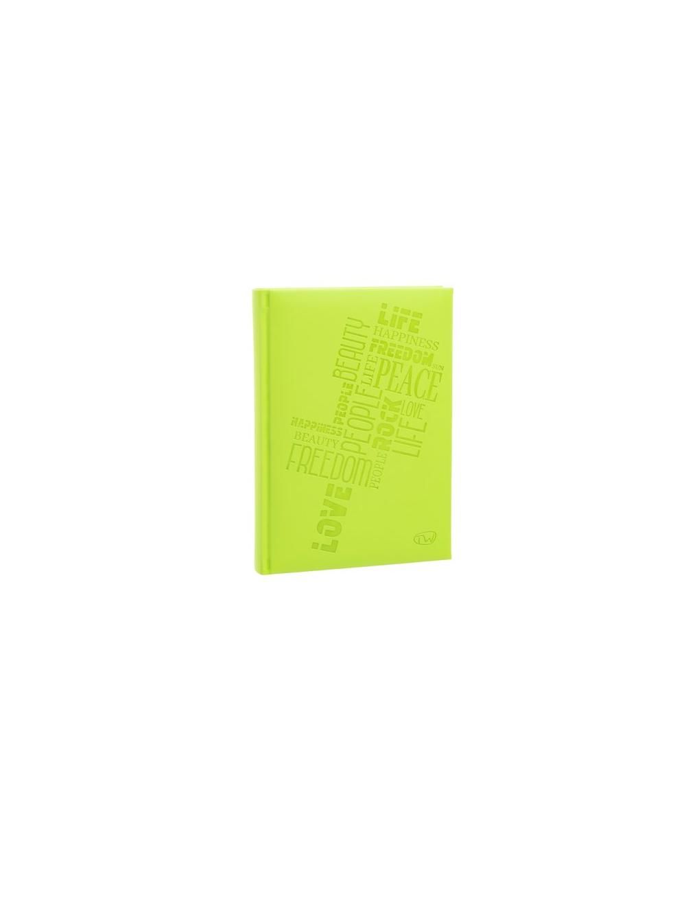 Buffetti Agenda giornaliera in sintetico, blocco fisso - 2027 - 14,5x20,5 cm - verde mela